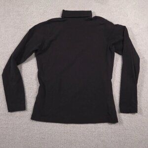 Women Black Long Sleeved Shirt Top T Shirt Size S